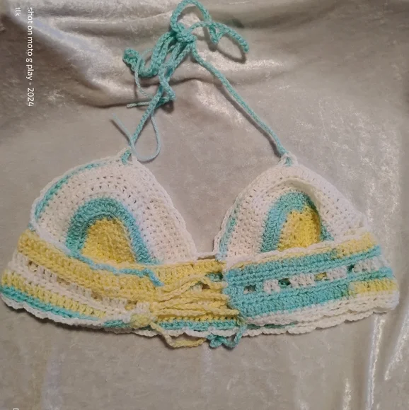 Handmade crochet festival top - Picture 5 of 12